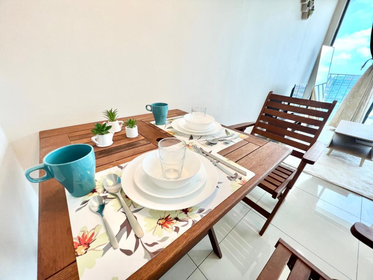 A 1-4 Pax Cozy Studio Tv Box Pool 100Mps Wifi 3 Bed Trefoil Setia Alam Esterno foto